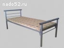 Металлические двухъярусные кровати со спинками и боковушками